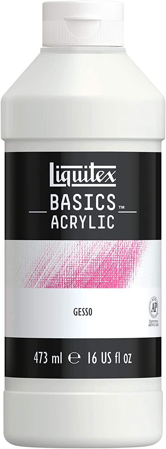 Liquitex Professional Gesso Surface Prep Medium, 473ml (16-oz), Clear - Image 5